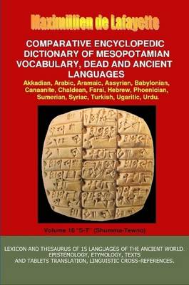 Book cover for V16.Comparative Encyclopedic Dictionary of Mesopotamian Vocabulary Dead & Ancient Languages