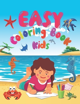 Book cover for Easy Coloring Book