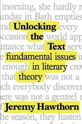 Cover of Unlocking the Text