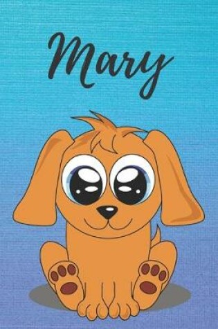 Cover of Mary dog coloring book / notebook / journal / diary