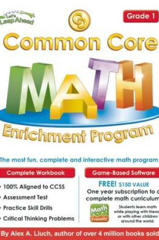 Cover of Common Core Math Enrichment Program Grade 1