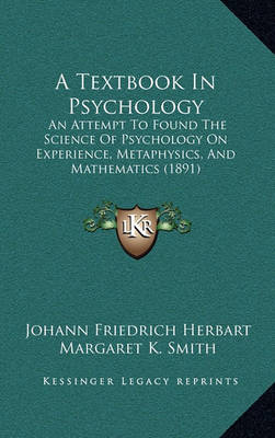 Book cover for A Textbook in Psychology