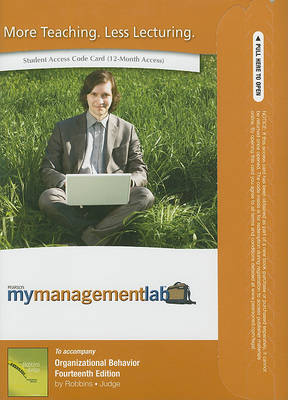 Book cover for MyLab Management -- Access Card -- for Organizational Behavior