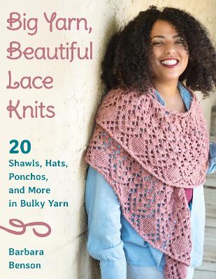 Book cover for Big Yarn, Beautiful Lace Knits