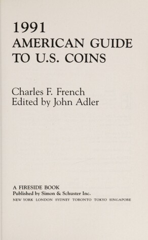 Book cover for 1991 American Gd Us Coins