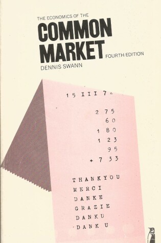 Cover of The Economics of the Common Market