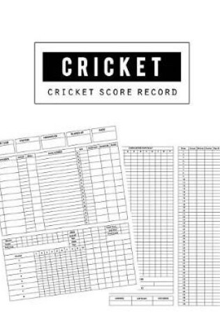 Cover of Cricket Score Record