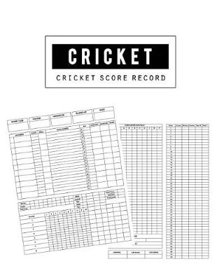 Book cover for Cricket Score Record