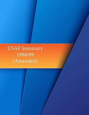 Book cover for USAF Summary 1988/89 (Amended)