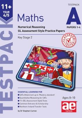 Book cover for 11+ Maths Year 4/5 Testpack a Papers 1-4