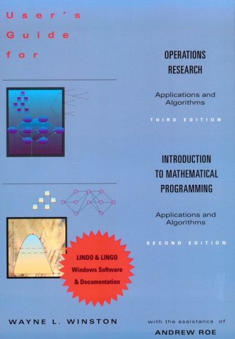 Book cover for User's Guide to Operations Research / Introduction to Mathematical Programming