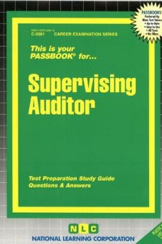 Cover of Supervising Auditor