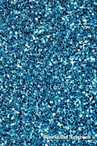 Cover of Blue Glitter Notebook