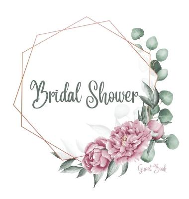 Book cover for Bridal shower guest book with games