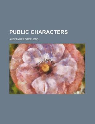 Book cover for Public Characters