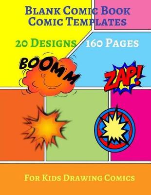 Book cover for Blank Comic Book Comic Templates