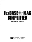 Book cover for FOXBASE Plus/Mac Simplified