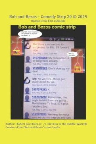 Cover of Bob and Bezos - Comedy Strip 20 (c) 2019