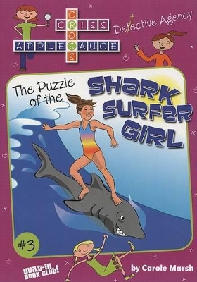 Book cover for The Puzzle of the Shark Surfer Girl