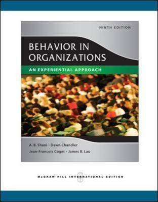 Cover of Organisational Behaviour Core Concepts E-text +Istudy Version 1