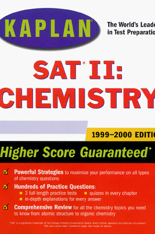 Cover of Sat II--Chemistry