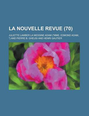 Book cover for La Nouvelle Revue (70)