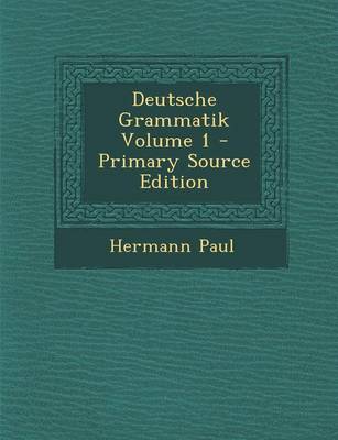 Book cover for Deutsche Grammatik Volume 1