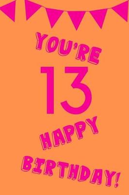 Book cover for You're 13 Happy Birthday!