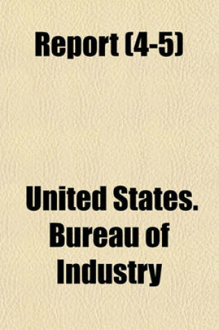 Cover of Report Volume 4-5