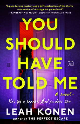 Book cover for You Should Have Told Me