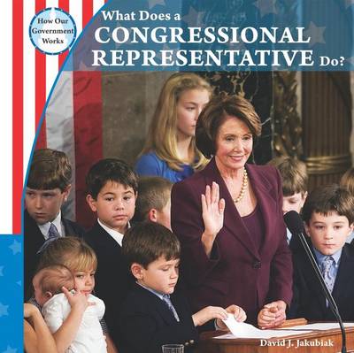 Book cover for What Does a Congressional Representative Do?