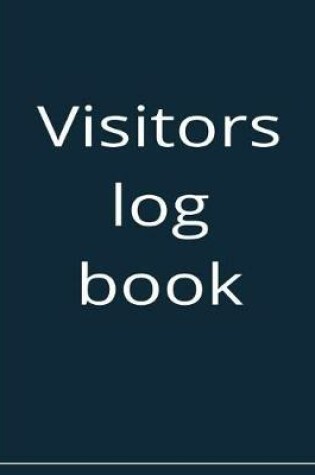 Cover of Visitors log book