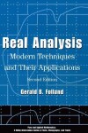 Book cover for Real Analysis - Modern Techniques and Their tions, Second Edition