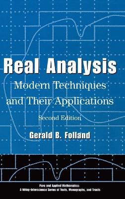 Book cover for Real Analysis - Modern Techniques and Their tions, Second Edition