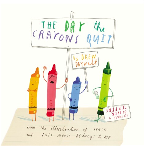 Book cover for The Day the Crayons Quit