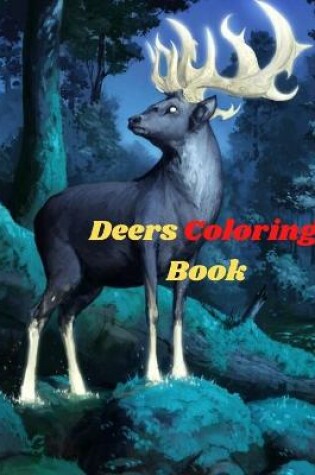 Cover of Deers Coloring Book