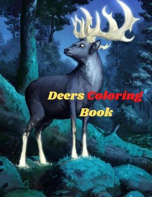 Book cover for Deers Coloring Book