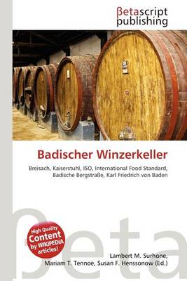 Cover of Badischer Winzerkeller