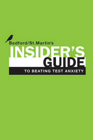 Cover of Insider's Guide to Beating Test Anxiety