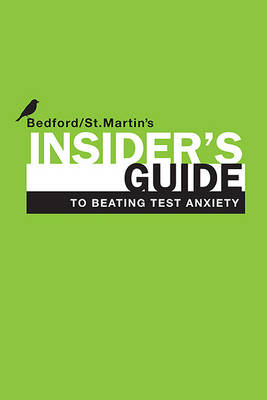 Book cover for Insider's Guide to Beating Test Anxiety