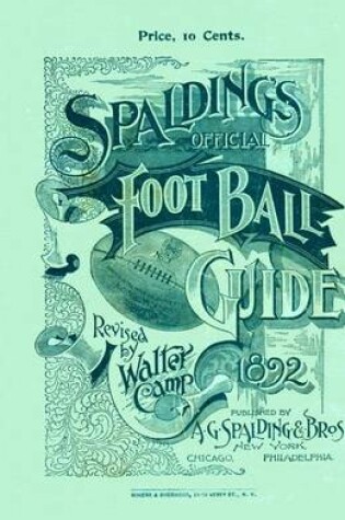 Cover of Spalding's Official Football Guide for 1892