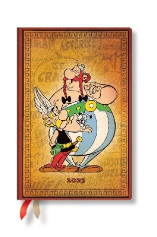 Cover of Asterix & Obelix (The Adventures of Asterix) Mini 12-month Horizontal Hardback Dayplanner 2025 (Elastic Band Closure)