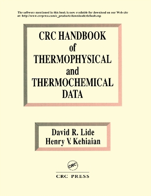 Book cover for CRC Handbook of Thermophysical and Thermochemical Data