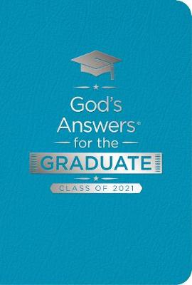 Cover of God's Answers for the Graduate: Class of 2021 - Teal NKJV