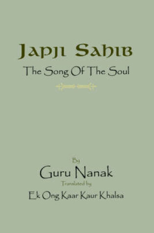 Cover of Japji Sahib - The Song of the Soul