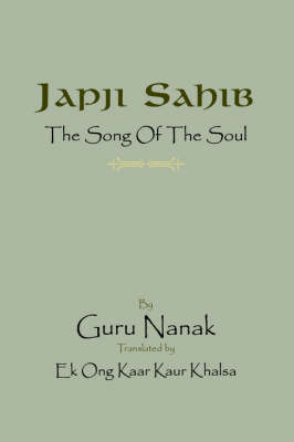 Book cover for Japji Sahib - The Song of the Soul