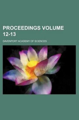 Cover of Proceedings Volume 12-13