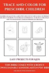 Book cover for Easy Projects for Kids (Trace and Color for preschool children)