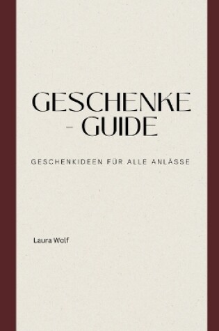 Cover of Geschenke-Guide