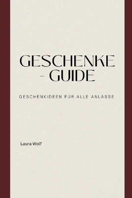 Book cover for Geschenke-Guide